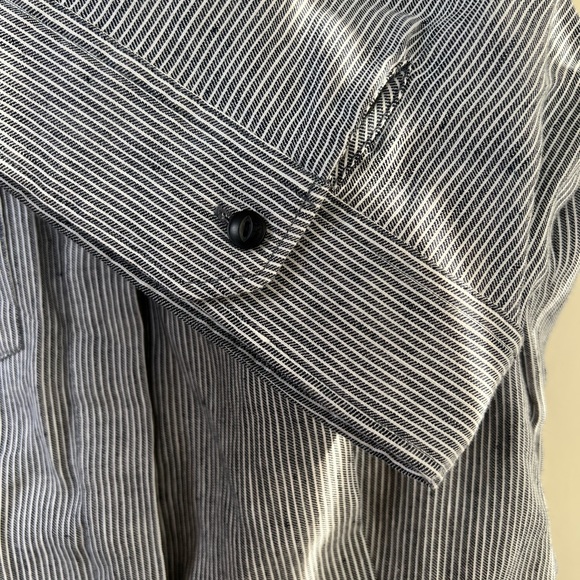 NWT🥼rag & bone Navy Stripe Surplus Romper SZ-10 - Picture 7 of 15